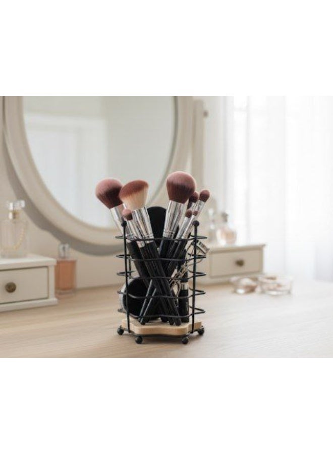 Utensil Holder - Durable Metal Kitchen Gadget Stand Keeping Spoons and Forks Neatly Stored, Ideal for utensil, make up brushes and office supplies - Image 2